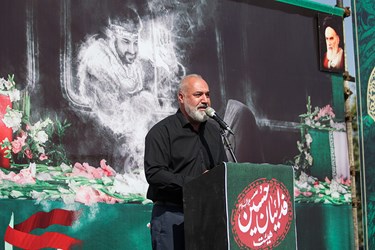 مراسم تشییع پیکر مطهر شهید گمنام در اصفهان
