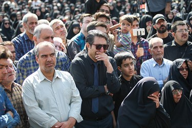 مراسم تشییع پیکر مطهر شهید گمنام در اصفهان