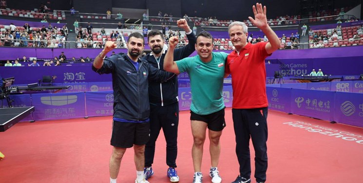 بازی‌های آسیایی| شاهکار تنیس‌روی میز ایران مقابل تیم دوم جهان؛ مدال قطعی شد