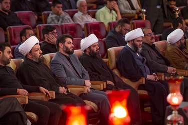 حضور حجت السلام محمد قمی و میثم مطیعی در اختتامیه نخستین کنگره ملی نوحه های عاشورایی