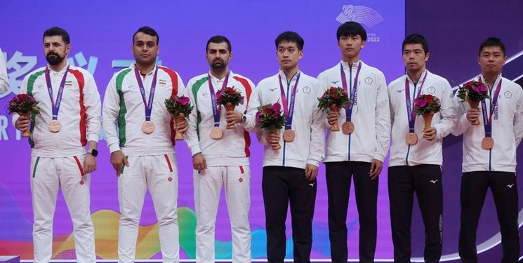 بازی‌های آسیایی| مدال تاریخی به ملی پوشان تنیس روی میز اهدا شد