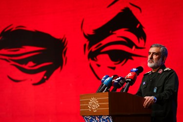 سخنرانی سردار امیرعلی حاجی زاده فرمانده نیروی هوافضای سپاه پاسداران انقلاب اسلامی درمراسم رونمایی از مستند پرچمدار