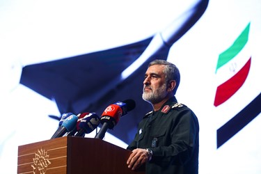 سخنرانی سردار امیرعلی حاجی زاده فرمانده نیروی هوافضای سپاه پاسداران انقلاب اسلامی درمراسم رونمایی از مستند پرچمدار