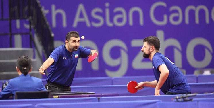 بازی‌های آسیایی | شکست دوبل برادران عالمیان مقابل تیم اول دنیا و کسب مدال برنز