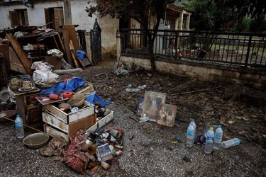 Cleanup in Greece after Storm Daniel