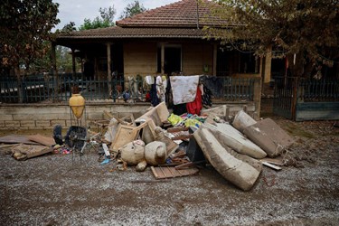 Cleanup in Greece after Storm Daniel