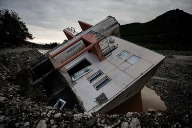 Cleanup in Greece after Storm Daniel