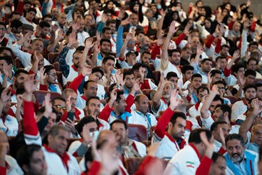 آئین تجلیل از خادمان هلال احمر در اربعین حسینی