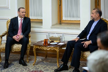 دیدار آرمن گریگوریان دبیر شورای امنیت ملی ارمنستان با حسین امیرعبداللهیان وزیر امور خارجه