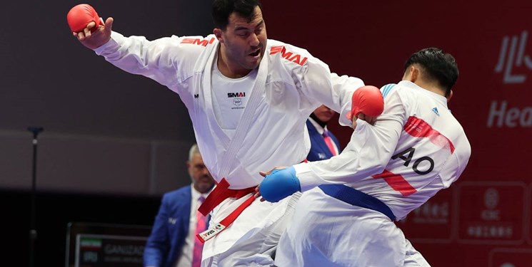 مسابقات کاراته قهرمانی جهان ‌| گنج زاده با شکست مقابل فرانسه به رده بندی راه یافت