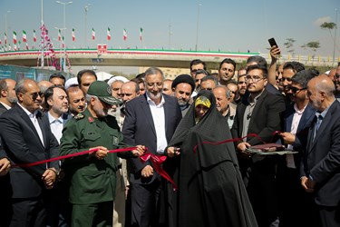 افتتاح فاز یک پروژه «بزرگراه شهید محمد بروجردی»