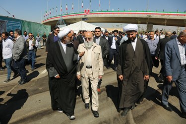 افتتاح فاز یک پروژه «بزرگراه شهید محمد بروجردی»