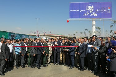 افتتاح فاز یک پروژه «بزرگراه شهید محمد بروجردی»