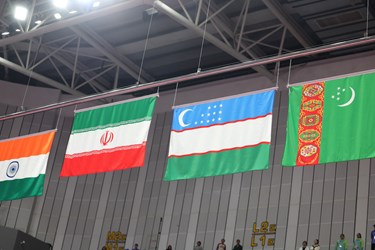 پرچم ایران امروز شنبه سه بار در سالن کشتی بازی های آسیایی به اهتزاز درآمد 
