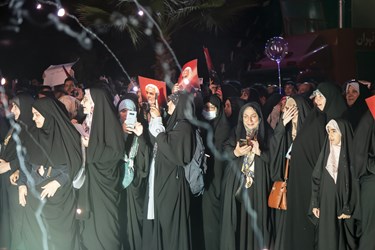 تجمع مردمی تهران در میدان فلسطین  در حمایت از پیروزی مردم فلسطین