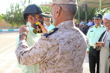 صبحگاه مشترک همزمان با هفته نیروی انتظامی در نجف‌آباد