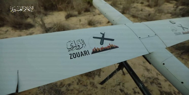 استفاده گسترده از پهپادهای انتحاری «الزواری» در حمله به اسرائیل+فیلم