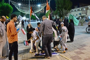 جشن مردمی «طوفان الاقصی»در خرمشهر