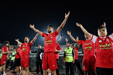 جشن «قهرمانی پرسپولیس» در سوپرجام