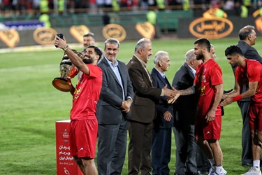 جشن «قهرمانی پرسپولیس» در سوپرجام