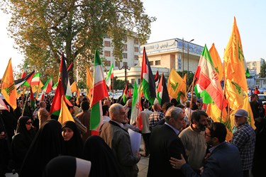 اجتماع مردمی و جشن پیروزی جبهه مقاومت طوفان‌‌الاقصی در مازندران 