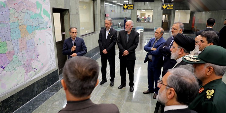 ۴ ایستگاه جدید مترو با حضور رئیس جمهور افتتاح شد
