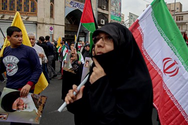 راهپیمایی محکومیت جنایات رژیم صهیونیستی در تهران