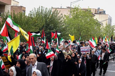 راهپیمایی محکومیت جنایات رژیم صهیونیستی در تهران