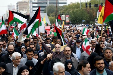 راهپیمایی محکومیت جنایات رژیم صهیونیستی در تهران