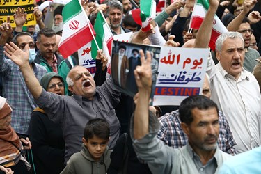 راهپیمایی محکومیت جنایات رژیم صهیونیستی در تهران