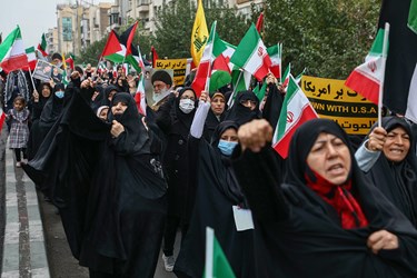 راهپیمایی محکومیت جنایات رژیم صهیونیستی در تهران