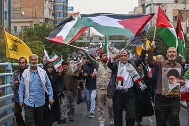 راهپیمایی محکومیت جنایات رژیم صهیونیستی در تهران