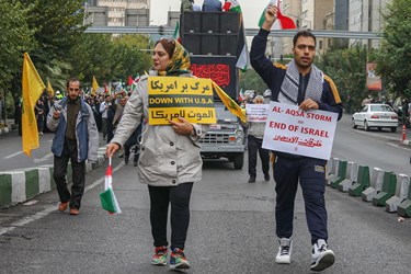 راهپیمایی محکومیت جنایات رژیم صهیونیستی در تهران