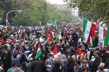 راهپیمایی محکومیت جنایات صهیونیست‌ها در تهران