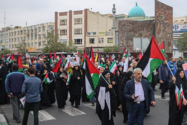 راهپیمایی محکومیت جنایات صهیونیست‌ها در تهران