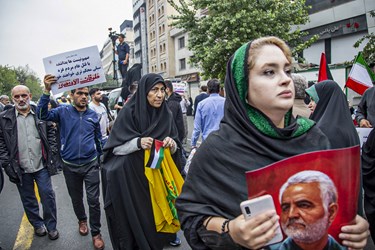 راهپیمایی ضد رژیم صهیونیستی در تهران(1)