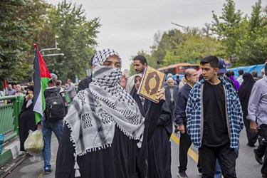راهپیمایی ضد رژیم صهیونیستی در تهران(1)