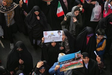 راهپیمایی  محکومیت جنایات رژیم کودکش صهیونیستی در البرز