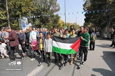 راهپیمایی ضد رژیم صهیونیستی در ایران /همدان