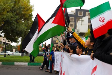 راهپیمایی با شکوه زنجانی‌ها در حمایت از مردم فلسطین