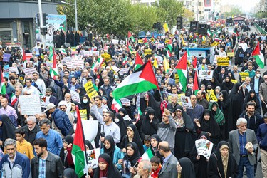 راهپیمایی ضد رژیم صهیونیستی در تهران (3)