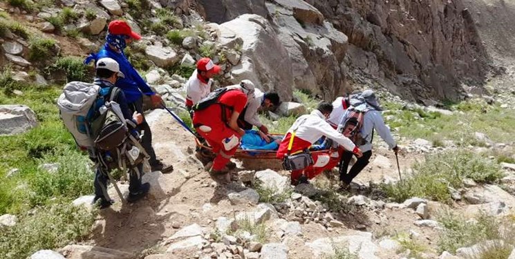 پیام هیئت کوهنوردی به امدادگران هلال احمر یزد