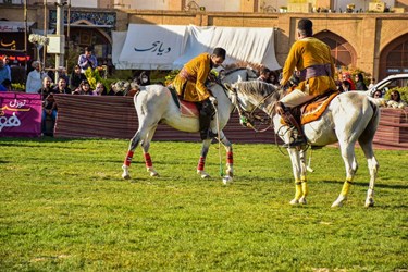 بازی چوگان در میدان امام(ره) اصفهان