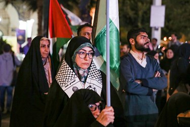 تجمع مردم تهران به حمایت از مردم مظلوم فلسطین