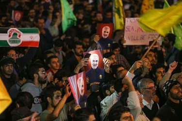 تجمع تهرانی هادر اعتراض به حمله صهیونیستها به بیمارستان غزه