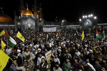 راهپیمایی و تجمع قمی‌ها در حمایت از مظلومان فلسطینی