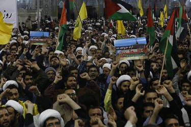 راهپیمایی و تجمع قمی‌ها در حمایت از مظلومان فلسطینی