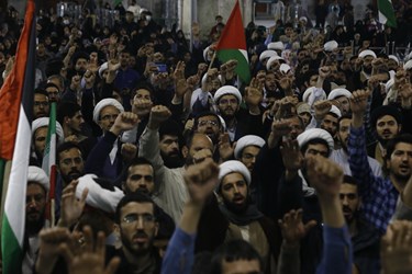 راهپیمایی و تجمع قمی‌ها در حمایت از مظلومان فلسطینی