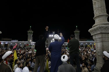 راهپیمایی و تجمع قمی‌ها در حمایت از مظلومان فلسطینی