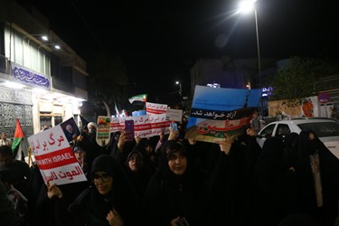 راهپیمایی و تجمع قمی‌ها در حمایت از مظلومان فلسطینی